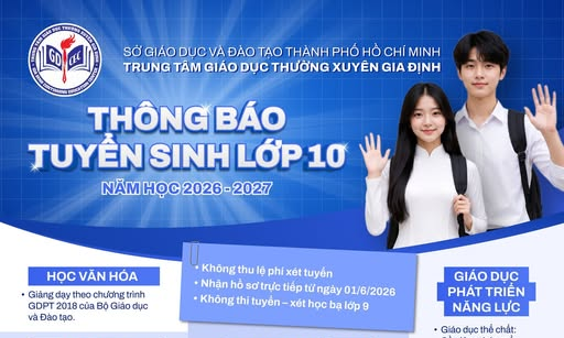 🌟 TUYỂN SINH NĂM HỌC 2026 - 2027 🌟