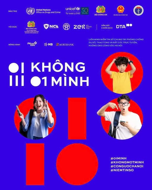 CHÍNH THỨC KHỞI ĐỘNG CHIẾN DỊCH "KHÔNG MỘT MÌNH" - CÙNG NHAU AN TOÀN TRỰC TUYẾN