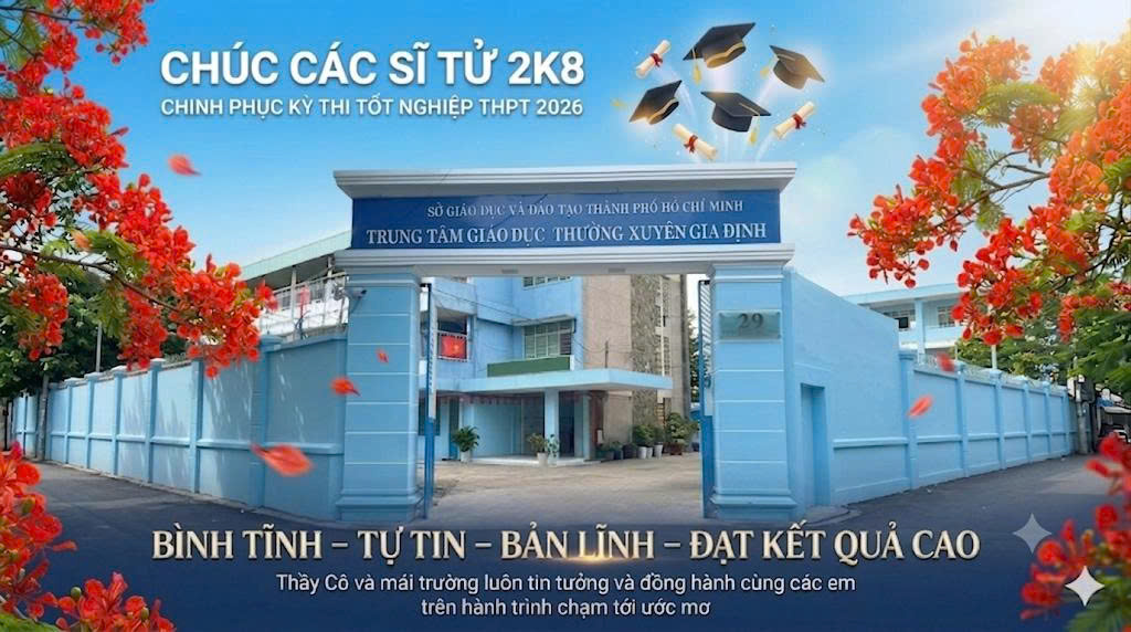  CHÚC CÁC SĨ TỬ 2K8 TỰ TIN CHINH PHỤC KỲ THI TỐT NGHIỆP THPT NĂM 2026 